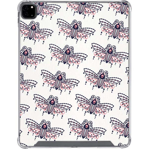 Cat Coq Blush Moth iPad Pro 12.9in (2020) Clear Case